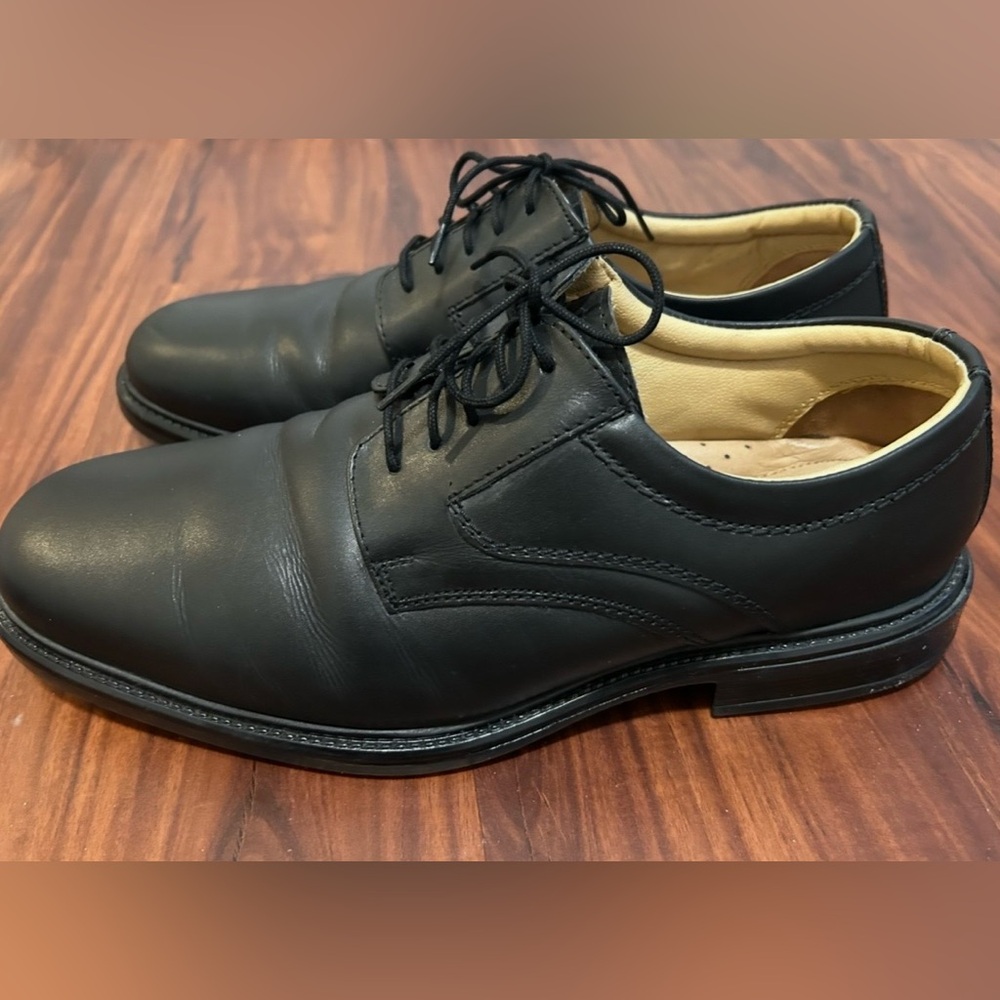 READ FLAW Men’s Stafford Lace-Up Black Dress Shoes Size 13 M